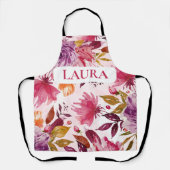 カスタムフローラパターン(の模様が)あるエプロン エプロン (正面)