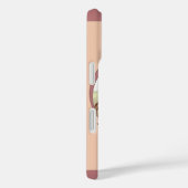 カスタムフローラピンクパーソナライズされた色 Case-Mate iPhoneケース (裏面 / 右)