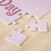 カスタムフローラフォトコラージュ母の日 ジグソーパズル (側面)