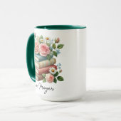 カスタムフローラブック先生鑑賞司書 マグカップ (正面左)