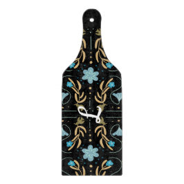 カスタムフローラブルーフォークアートチャルキュテリー カッティングボード