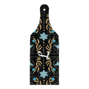 カスタムフローラブルーフォークアートチャルキュテリー カッティングボード