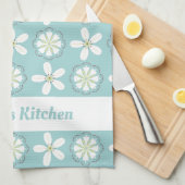 カスタムフローラモダンキッチンタオル キッチンタオル (四つ折り)