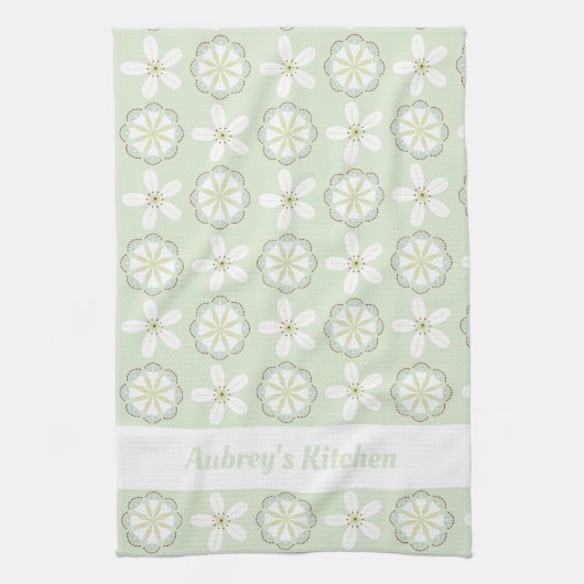 カスタムフローラモダンキッチンタオル キッチンタオル (縦)