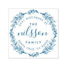 カスタムフローラリースファミリ名差出人住所