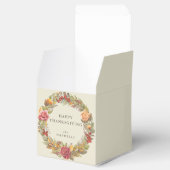 カスタムフローラリース感謝祭 フェイバーボックス (オープン)