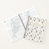 カスタムフローラレシピ ノートブック (内部)