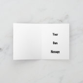 カスタムフローラレトロクリスマスツリー シーズンカード (内部)