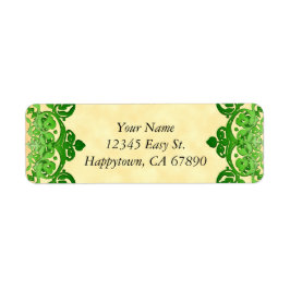 カスタムフローラヴィンテージ住所 シール