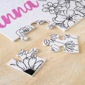 カスタムフローラ名パズル ジグソーパズル (側面)