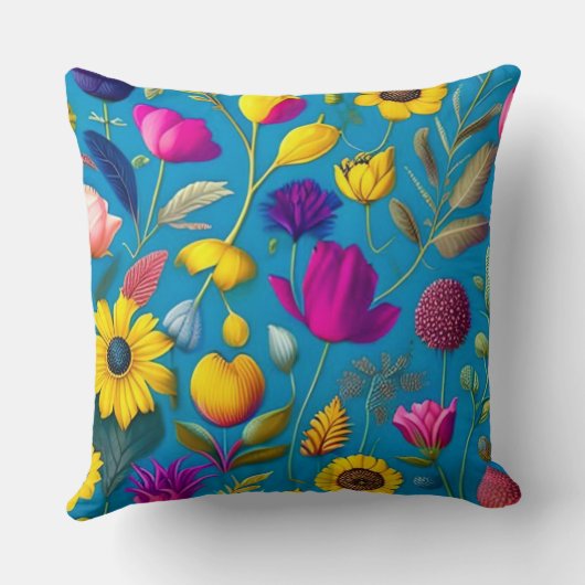 カスタムフローラ投げ潮 クッション (裏面)