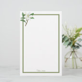 カスタムフローラ文房具紙 便箋 (スタンド正面)