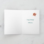 カスタムフローラ誕生日カード95 Years Young カード (内部)