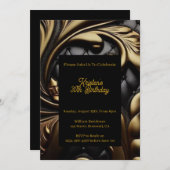 カスタムフローラ誕生日招待状 招待状 (正面/裏面)