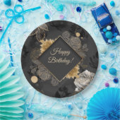 カスタムフローラ ペーパープレート (パーティー)