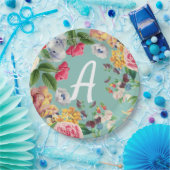 カスタムフローラ ペーパープレート (パーティー)