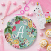 カスタムフローラ ペーパープレート (パーティー)