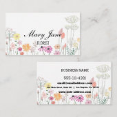 カスタムフローラ 名刺 (正面/裏面)