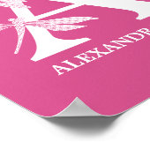 カスタムフローラA子供部屋 ポスター (角)