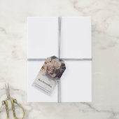 📷🌷カスタムフローリストQRコードフラワー気にラベル ギフトタグ (より糸付き)