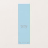 カスタムフローリッシュアクアテントイヤリングディスプレイカード 名刺 (外部フラット)