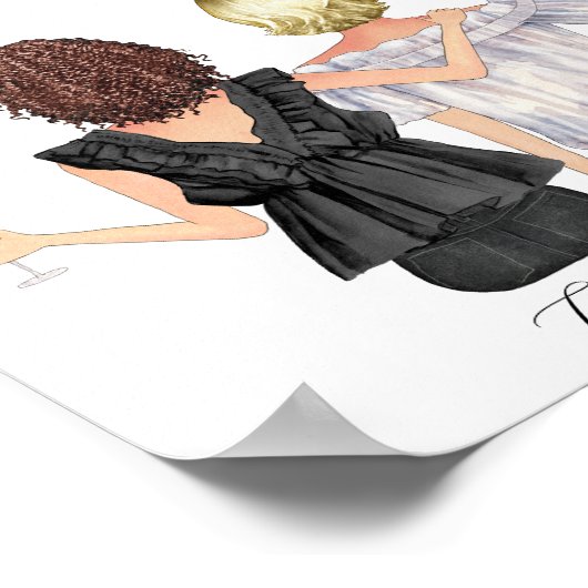 カスタムフ最高のァンパーソナライズされたズポートレート ポスター (角)