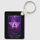 カスタムブックカバーの起動作家プロモーション キーホルダー (裏面)