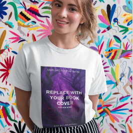 カスタムブックカバーLプロモモダンーション作家 Tシャツ