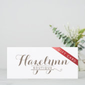 カスタムブティックギフト券 (スタンド正面)