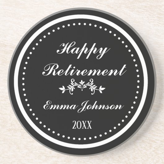 カスタムブモダンロ&ホワイハッピーリタイア コースター (正面)