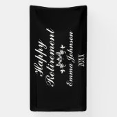 カスタムブモダンロ&ホワイハッピーリタイア 横断幕 (縦)