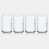 カスタムブライダルシャワーのド結婚レスありがとう ガラス缶 (左)