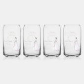 カスタムブライダルシャワーのド結婚レスありがとう ガラス缶 (裏面)