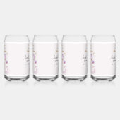 カスタムブライダルシャワーのド結婚レスありがとう ガラス缶 (左)