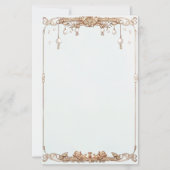 カスタムブライダルシャワーノートまたはパーティーゲームカード (正面)