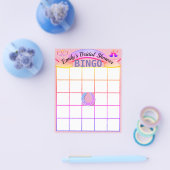 カスタムブライダルシャワーパーソナライズされたビンゴカード チラシ (シングル)