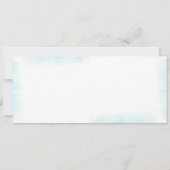 カスタムブライダルシャワーブエレガントルーフラワー 招待状 (裏面)