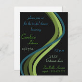 カスタムブライダルシャワー招待状 インビテーションポストカード (正面/裏面)