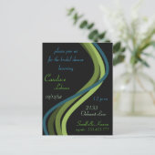 カスタムブライダルシャワー招待状 インビテーションポストカード (スタンド正面)
