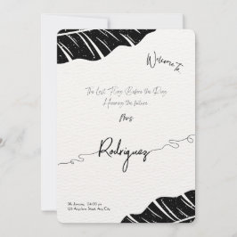 カスタムブライダルシャワー招待 – スクリプエレガントト 招待状