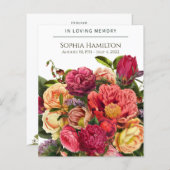 カスタムブライトウォーター色フローラ葬儀予算 (正面/裏面)