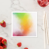 カスタムブライトモダンカラー抽象芸術アートテンプレート スタンダードカクテルナプキン (インサイチュ)