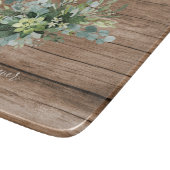 カスタムブライドメイドブライダルパーティギフトグリーン カッティングボード (角)