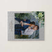 カスタムブライドメイドブライダルパーティギフトグリーン ジグソーパズル (横)