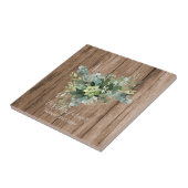 カスタムブライドメイドブライダルパーティギフトグリーン タイル (側面)