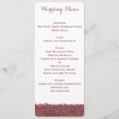 カスタムブラウンマルサラとホワイトのメ結婚ニュー メニュー (正面)