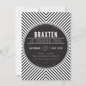 カスタムブラクテンのレインボー誕生日パーティー招待状 招待状 (正面)