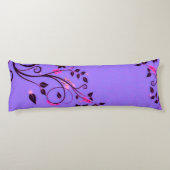 カスタムブラシ仕上げポリエステル抱き枕(20 x 54") ボディピロー (裏面)