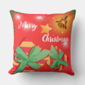 カスタムブラシ装飾用クッションメリークリスマス クッション (正面)