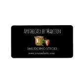 カスタムブラックセージ汚れラベル ラベル (正面)